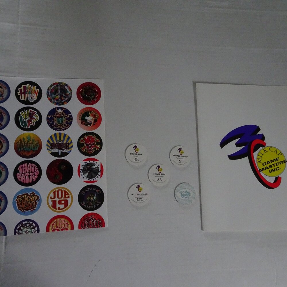 Milk Cap - Power Slammer Caps, Jurassic Dyno Promo Pack 1992